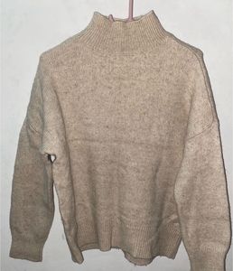 Cozy Mock Neck Knit Sweater