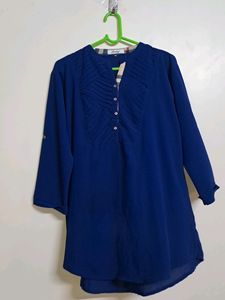 Royal Blue Colour Top