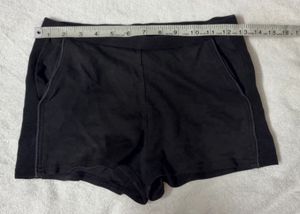 Black High-Waisted Shorts