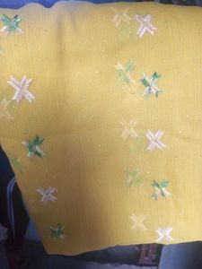 Vibrant Yellow Embroidered Dupatta