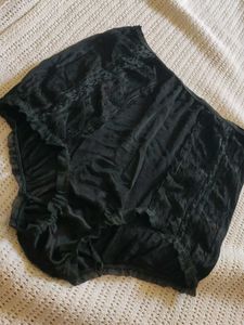 Vintage Black Ruffle Bloomers
