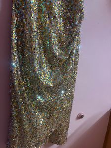 Mango Sparkling Sequin Party Dress
