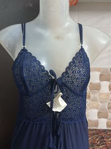 nevy blue nightgown