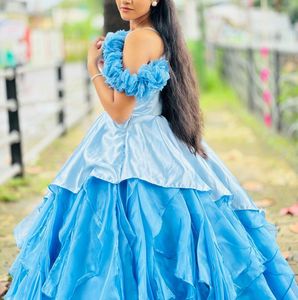 Enchanting Blue Ball Gown