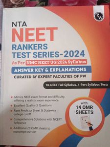 NTA NEET Rankers Test Series 2024