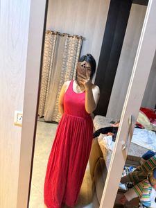 Vibrant Red Maxi Dress❤️🎀