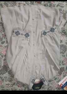 Stylish Grey Collared Blouse
