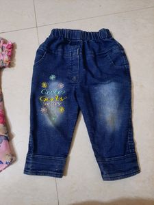 Beautiful Top And Jeans Set