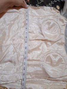 Party Wear Gown With Net Neck