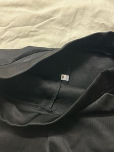 Chic Black Satin High-Waisted Shorts