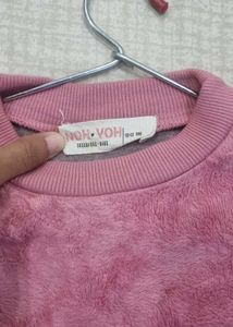 Cozy Plush Pullover Sweatshirt