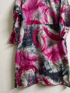 Vibrant Abstract Print Kurta