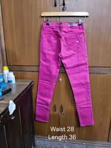 Vibrant Pink Skinny Jeans