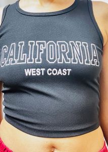 California West Coast Cropped Tank Top