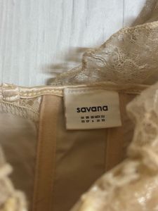Womem Cream corset top