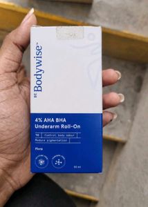Bodywise 4% AHA BHA Underarm Roll-On - 50 ml , no