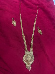Exquisite Gold Necklace & Earring Set