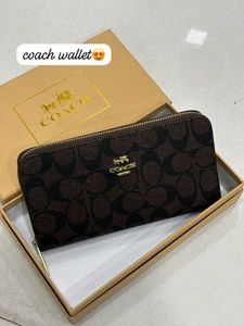Coach Signature Wallet - PREMIUM QUALITY WD BOX