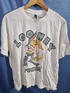 H&amp;M Looney Tunes Loose Graphic T-Shirt
