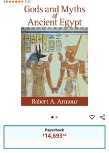 Gods and Myths of Ancient Egypt (Armour, Robert)