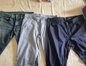 Denim & Trousers Pack OF 3