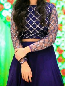 Stunning Royal Blue Lehenga Choli