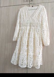White Lace Dress(NEW)