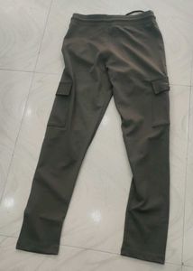 Olive Green Cargo Joggers