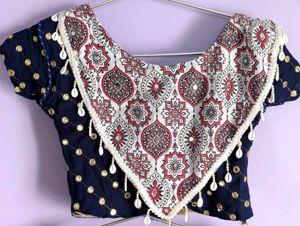 Navratri Chaniya Choli Navy Blue Ethnic Lehenga