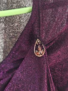 Chic Purple Party Dress- witchy/ Stevie Nicks vibe
