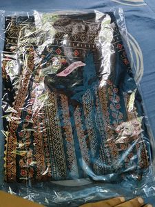 Beautiful Teal Ethnic Kurta Set