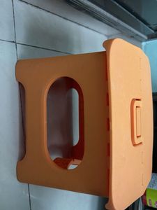 Orange Foldable Stool