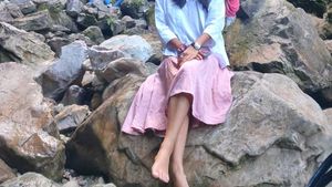 Elegant Satin Midi Skirt