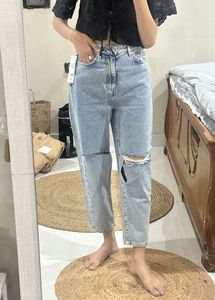 Completely New Ripped Light Wash Denim Jeans