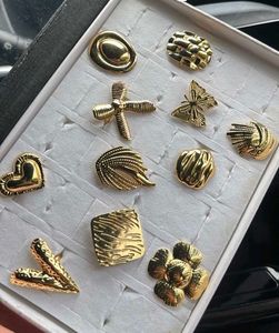 Gold Tone Statement ring