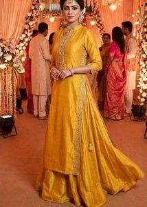 Heavy Ethnic Gown(free🎁surprise +Fabric tape)