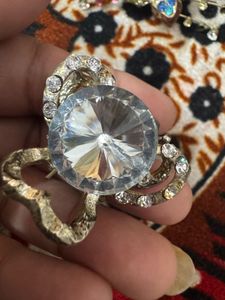 Two Rhinestone Hair Clips