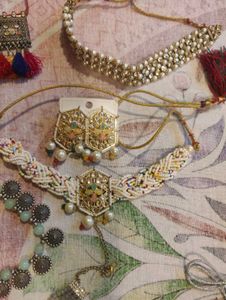 Exquisite Ethnic Necklace &amp; Earring Sets