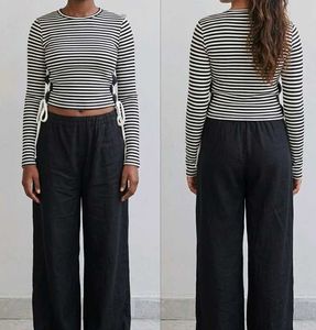 Striped Long Sleeve  Top