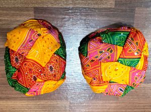 Rajasthani Couple Pagdi