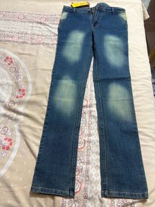 Men Blue Mud Washed Jeans