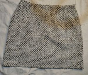 Textured Tweed Mini Skirt