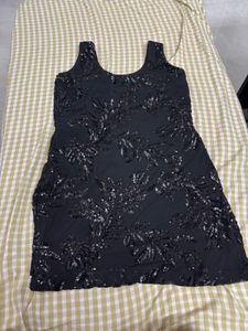 Stunning Black Embellished kurta set