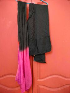 Purple And Black Anarkali Suit