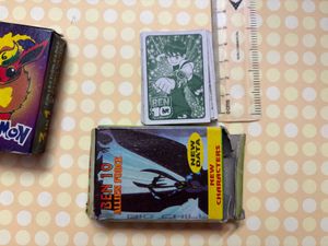 Old gen Ben ten and Pokemon trump card set