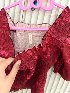 Chic Smocked Crop Top