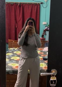 Striped Long Sleeve Top