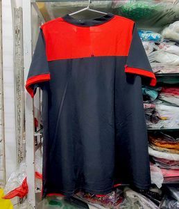 Colorblock V-Neck Casual Top