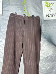 Classic Striped Women's Trousers