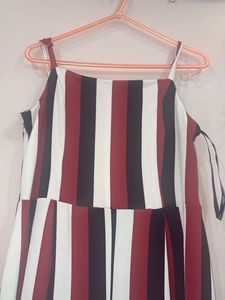 Striped Wide-Leg Jumpsuit